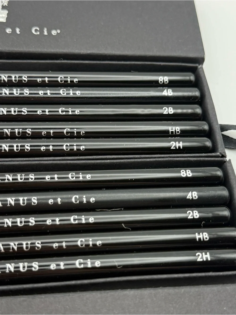 Set of two JANUS et Cie Art Pencil Box Set - Barely Used